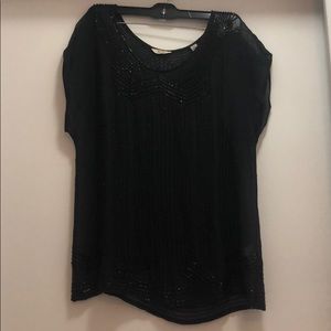 Silk Short Sleeve Blouse